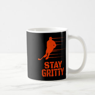 Stay Gritty Funny Ice Hockey Philly Gift Vintage Coffee Mug