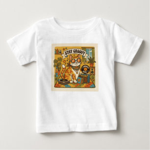 STAY GROOVY   Animal Lover   Bohemia Baby T-Shirt