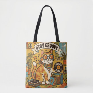 STAY GROOVY | Animal Lover | Bohemia Tote Bag