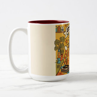 STAY GROOVY | Animal Lover | Bohemia Two-Tone Coffee Mug