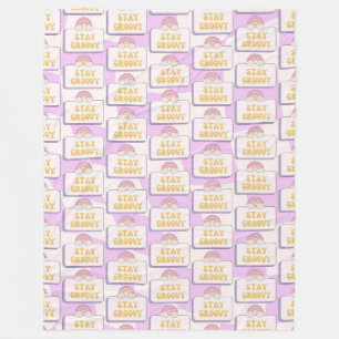 Stay Groovy Fleece Blanket