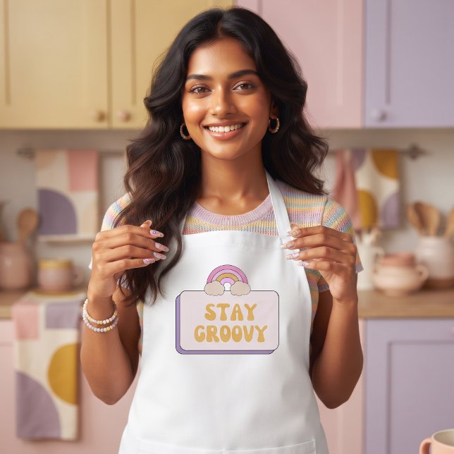 Stay Groovy Long Apron (Creator Uploaded)
