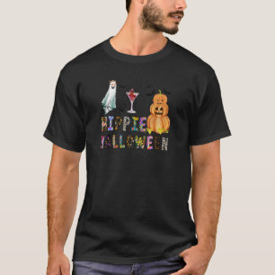 Stay Groovy Spooky Hippie Halloween Ghoul Gang He T-Shirt
