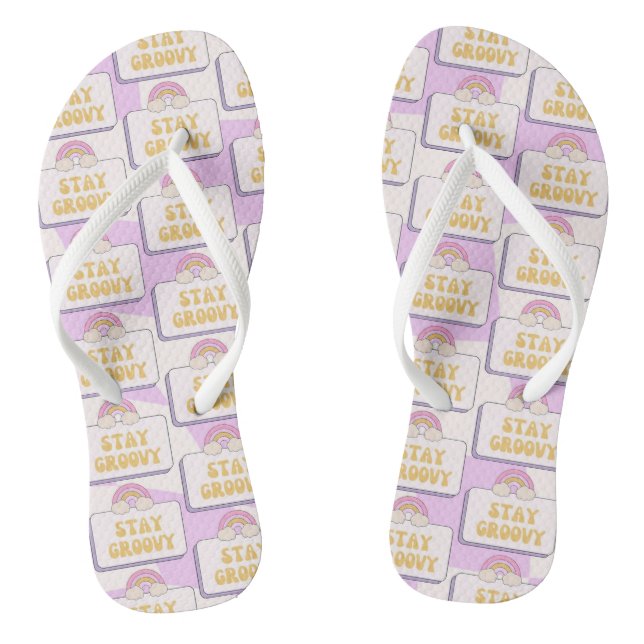 Stay Groovy Thongs (Footbed)
