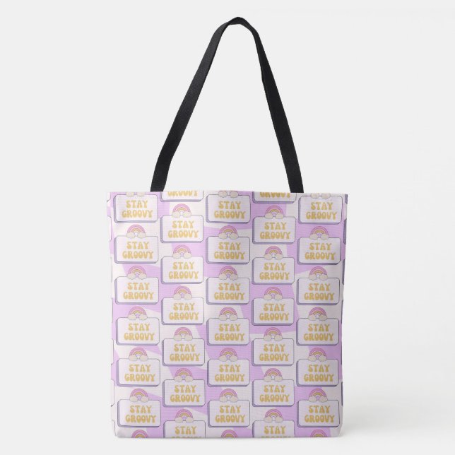 Stay Groovy Tote Bag (Front)