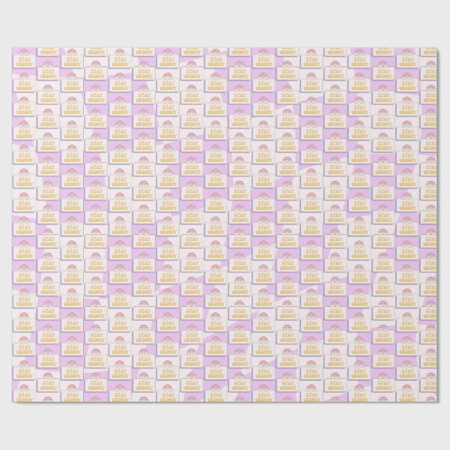 Stay Groovy Wrapping Paper (Flat)