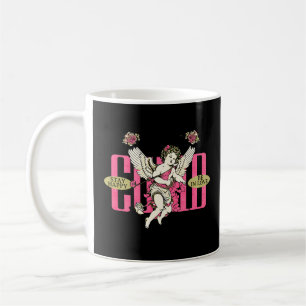 Stay Happy Be in Love Cupid Valentine Vintage Coffee Mug
