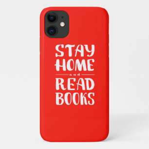 Stay Home and Read Books iPhone 11 Case