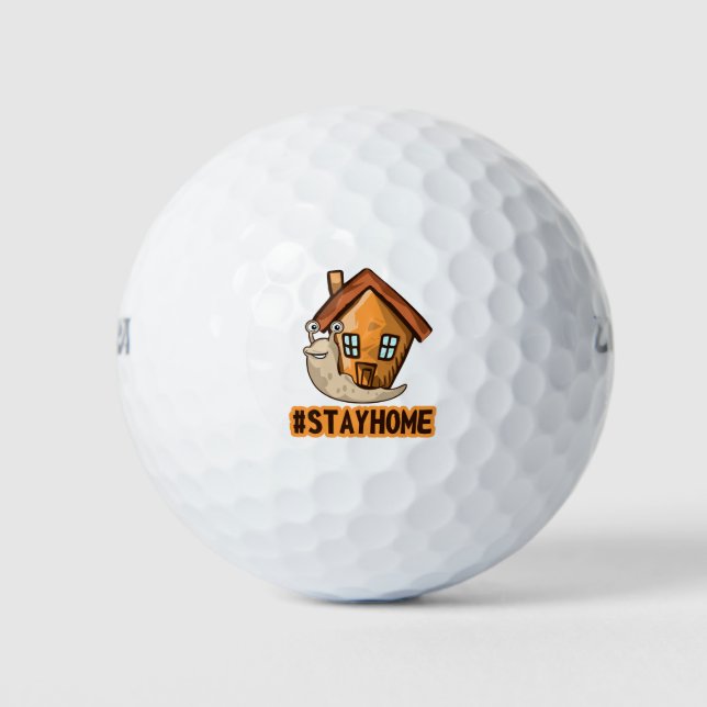 Stay Home Golf Balls (Front)
