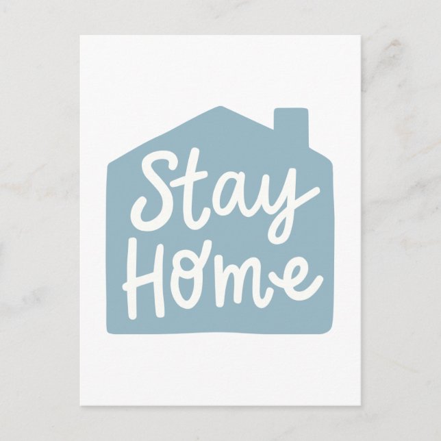 Stay Home Postcard (Front)