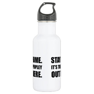 Stay Home Too Peopley 532 Ml Water Bottle