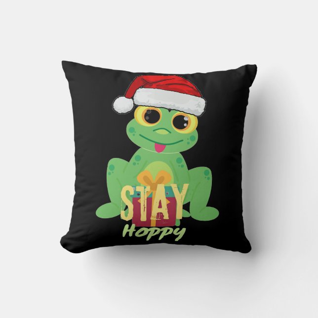 Stay Hoppy Cushion (Front)