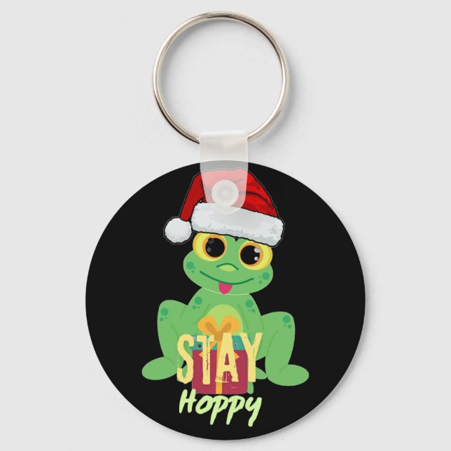 Stay Hoppy Key Ring (Front)