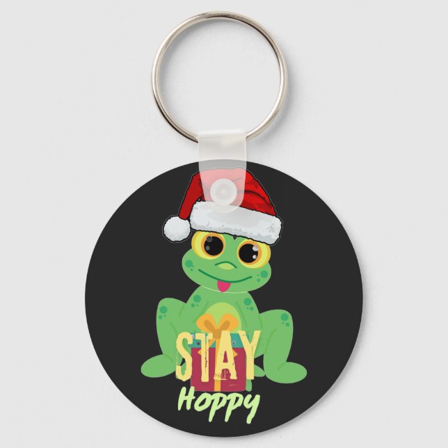 Stay Hoppy Key Ring (Front)