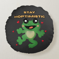 Stay Hoptimistic Cute Frog Pun Funny Frog Lover Gi