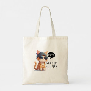 Stay Humble Cat Theme Casual Tote Bag