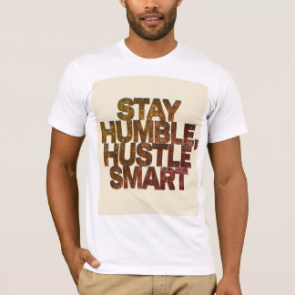 Stay Humble Hustle Smart – Motivational Quote Mini T-Shirt