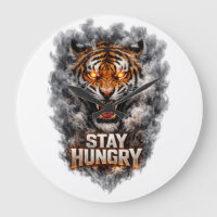 Stay Hungry Tiger Motivation Design