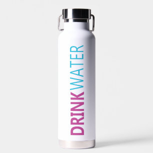 Stay Hydrated, Drink Water, Exercise Daily Custom Water Bottle