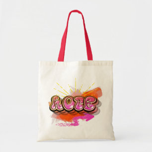 Stay Inspired Graffiti HOPE Graphic Tote Bag