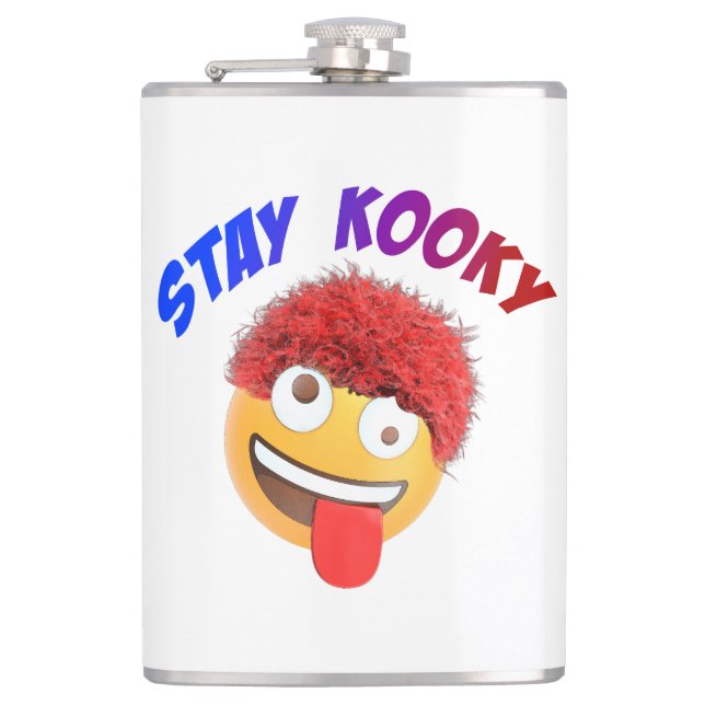 Stay Kooky Hip Flask (Front)
