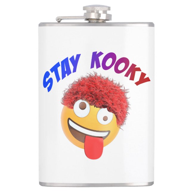 Stay Kooky Hip Flask (Front)