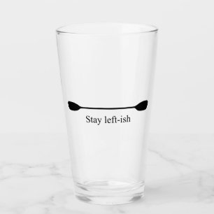 Stay Left-ish Kayak Paddle Glass