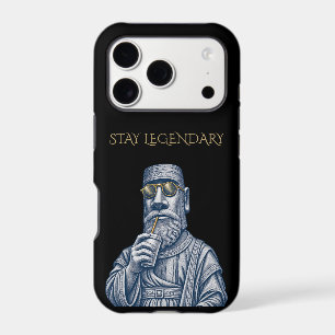 Stay Legendary Vintage Art Black Phone Case