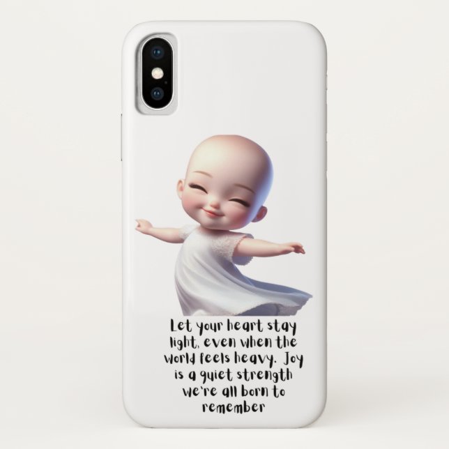 Stay light, Stay Joyful - Motivational Art Case-Mate iPhone Case (Back)