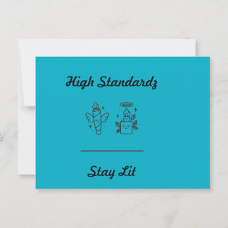 Stay lit! postcard