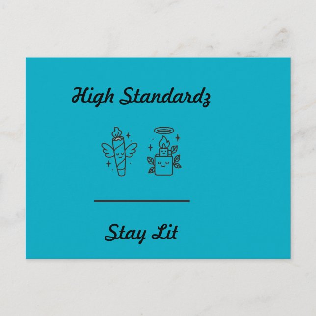 Stay lit! postcard (Front)