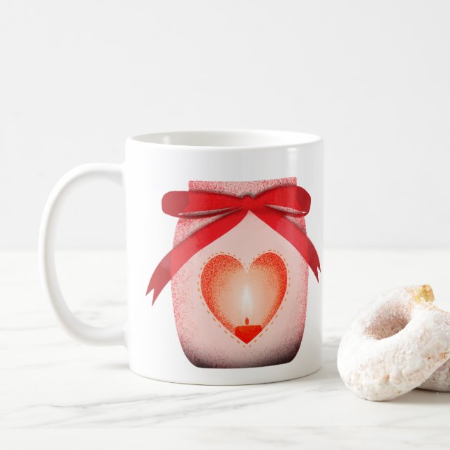 Stay lit within coffee mug (With Donut)