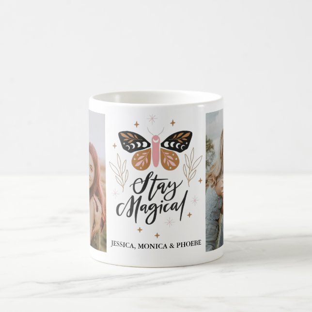 "Stay Magical" Butterfly Photo Mug (Center)