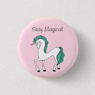 Stay Magical Unicorn Button