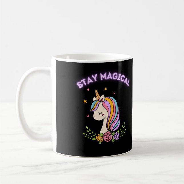 Stay Magical Unicorn   Coffee Mug (Left)