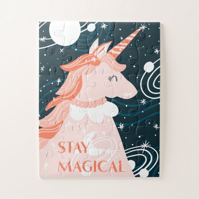 Stay Magical Unicorn Design Jigsaw Puzzle (Vertical)