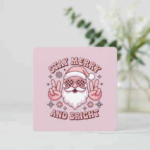 Stay Merry And Bright Christmas Ugly Xmas  Holiday Card