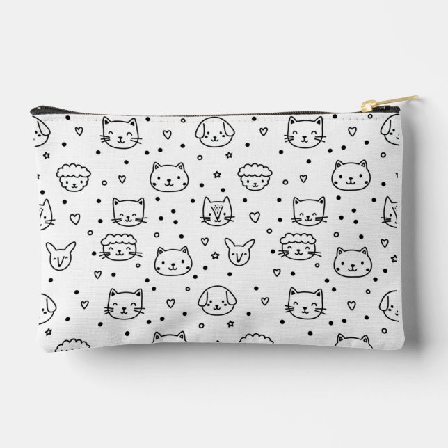 Stay MOO-tivated cow Accessory Pouch (Back)