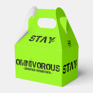 Stay natural, stay omnivorous! favour box