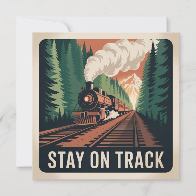 Stay On Track Card (Front)