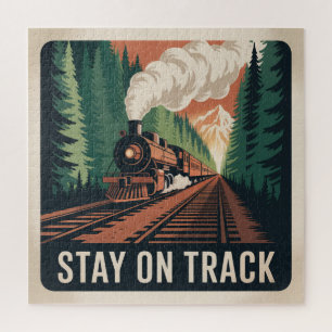 Stay On Track Jigsaw Puzzle