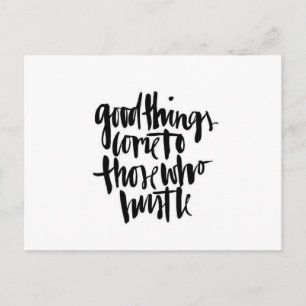 Stay On Track Postcard