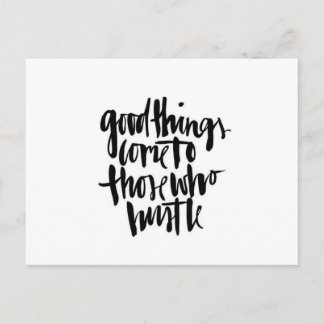 Stay On Track Postcard