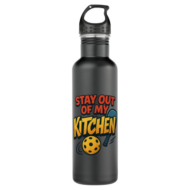 Stay Out of My Kitchen Premium 710 Ml Water Bottle (Front)