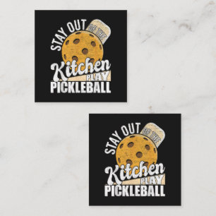 Stay Out of The Kitchen Play Pickleball Loyalty Card