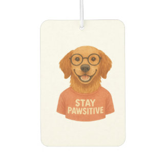 Stay Pawsitive Car Air Freshener