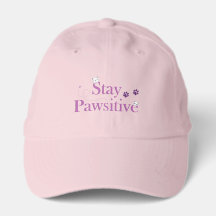 Stay Pawsitive Cute Cat Doodle Motivational Quote