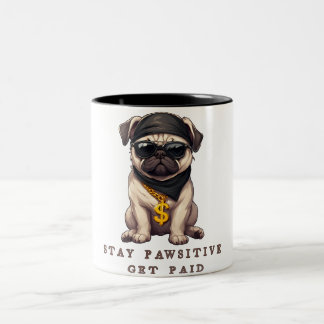 Stay Pawsitive , pet mug & dog mum life