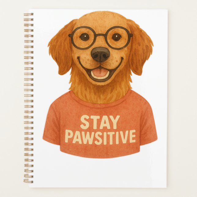 Stay Pawsitive Planner (Front)