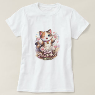Stay Pawsitive  T-Shirt